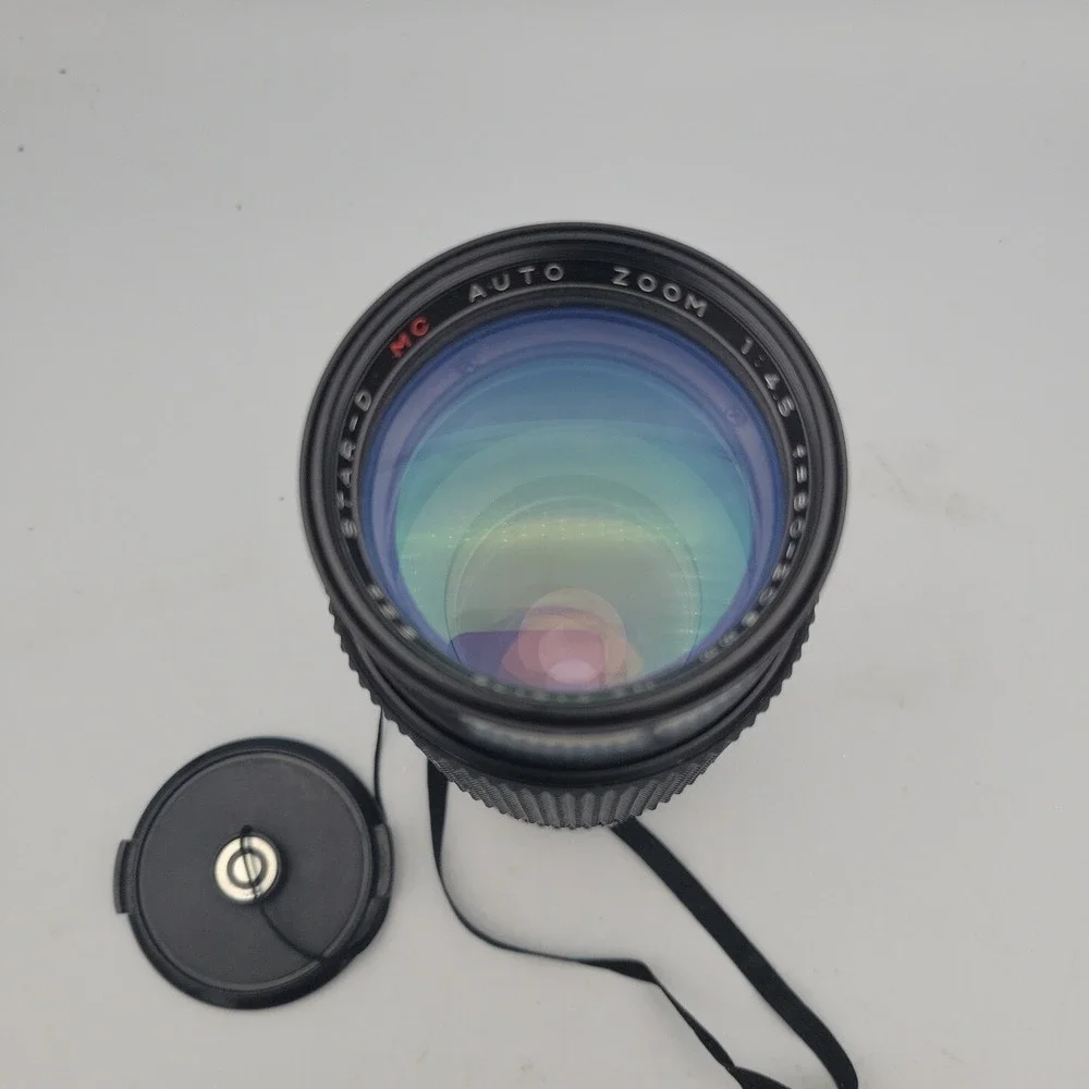 Star-D 80-205mm f/4.5 Auto Zoom Lens for Canon FD F-1 Mount Japan MC